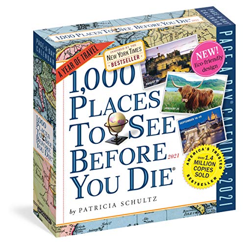1000 Places to See Before You Die Calendar 2021