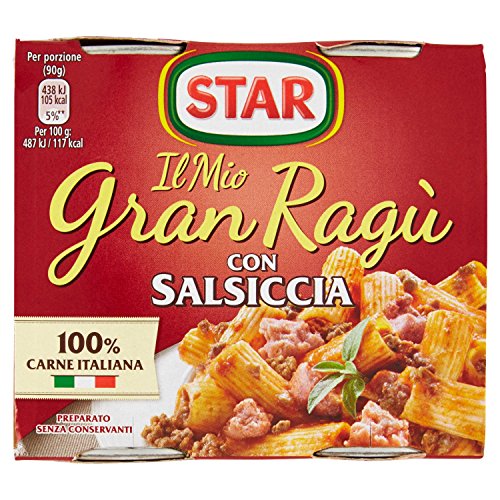 Star Gran Ragù Salsiccia, 2 x 90g