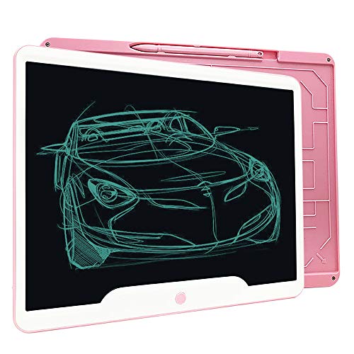 Richgv Tavoletta Grafica LCD Writing Tablet, 15 Pollici Elettronico Tablet da Scrittura Digitale, Portatile Tavoletta da Disegno per bambini, Famiglia,Ufficio(Rosa)…