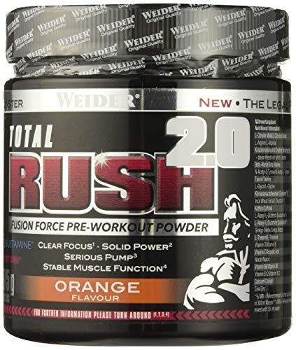 Weider Total Rush 2.0, Arancia, 375 g