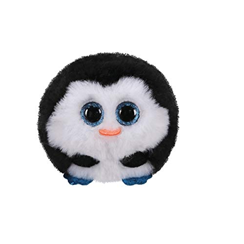 Ty UK Ltd- Waddles Penguin Puffies Peluche, Multicolore, 7 cm, 42510