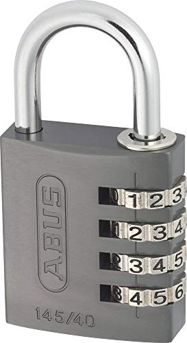 ABUS 145/40_TITANIO Lucchetto, Grigio