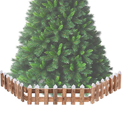 URBN Toys Set recinzione per albero di Natale, in legno naturale