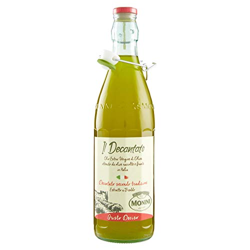 Monini Olio Extra Vergine di Oliva Il Decantato Gusto Deciso 100% Italiano Avvolgente e Profumato - 750 ml