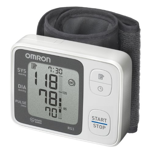 OMRON RS3 Misuratore di Pressione da Polso, Sensore di Irregolaritá Battito Cardiaco, Validato Clinicamente