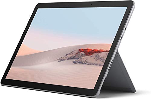 Microsoft Surface GO 2 Tablet, 10.5'', 8 GB RAM, 128 GB SSD, Dual-Core Intel Pentium Gold 4425Y, Windows 10 Home, Platino