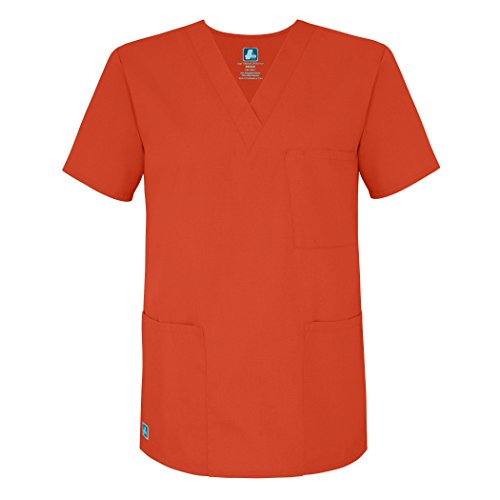 Adar Uniforms 601MNDS Camicia Medica, Orange (Mandarino Orange), Small-Us Donna