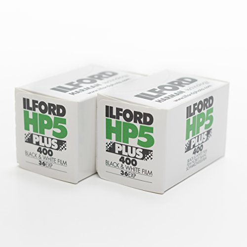 Ilford 1574577 HP5 Plus, Black and White Print film, 35 mm, ISO 400, 36 esposizioni Confezione da 2