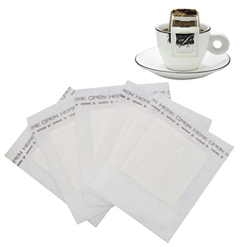 Sipliv filtro per caffè in carta monouso filtri per tazze caffè filtro appeso orecchio gocciolamento non tessuto caffè bustine di caffè da viaggio - 50 pezzi