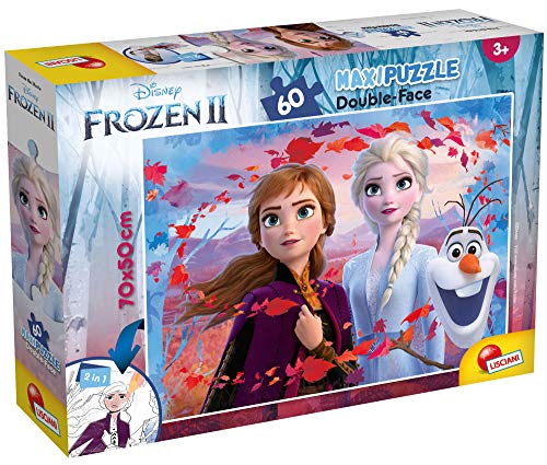 Lisciani Giochi DF Disney Puzzle Supermaxi 60, Frozen 2, 72286