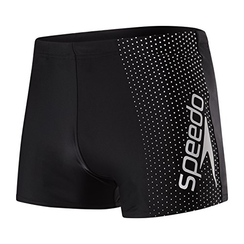 Speedo Gala Logo Panel, Pantaloncini da Bagno Uomo, Nero (Black/White), 32