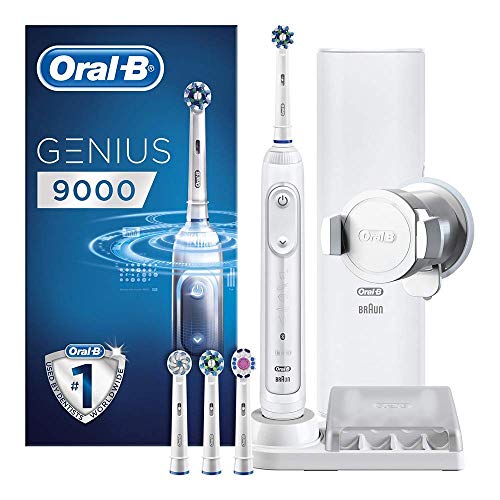 Oral-B Genius 9000 Electric Rechargeable Toothbrush Powered by Braun - White by Oral-B