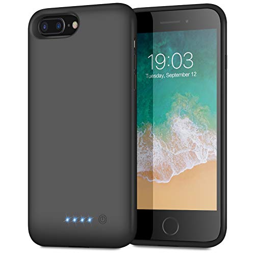 Cover Batteria per iPhone 6 Plus/6s Plus/7 Plus/8 Plus, Kilponen [8500mAh] Ricaricabile Custodia Batteria per iPhone 6 Plus/6s Plus/7 Plus/8 Plus Esterna Portatile Backup Caricabatterie 5,5''