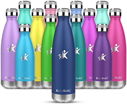 KollyKolla Borraccia Termica - 750ml 500mL 350mL 650ml Alluminio Bottiglia Acciaio Inox Acqua Termos da Viaggio per Portatile Inossidabile Borracce Termiche