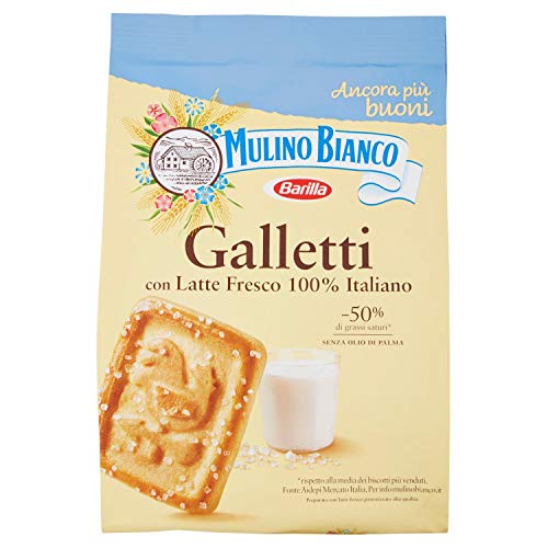 Mulino Bianco Biscotti Frollini Galletti, Colazione Ricca di Gusto - 800 gr