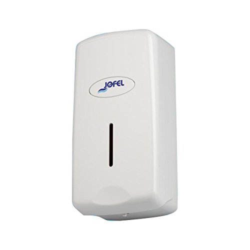 Jofel AC27050 – Dispenser per sapone Smart, ricaricabile, 1 litri, ABS, bianco