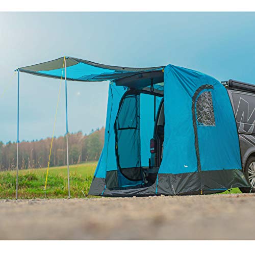 deiwo - Tenda posteriore per spogliatoio, ca. 196 x 200 cm, adatta per VW T4 T5 T6