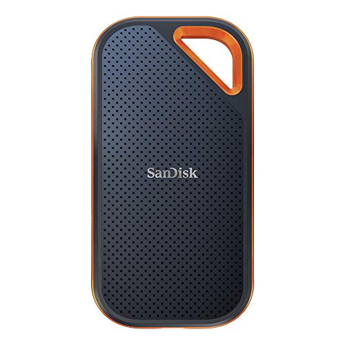 SanDisk Extreme PRO SSD Portatile 1 TB, Velocità di Lettura fino a 1050 MB/s, USB-C, Resistente e Impermeabile