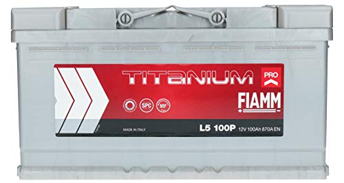 Fiamm L5 100P Batteria Auto Titanium Pro 12V 100Ah 870A/EN