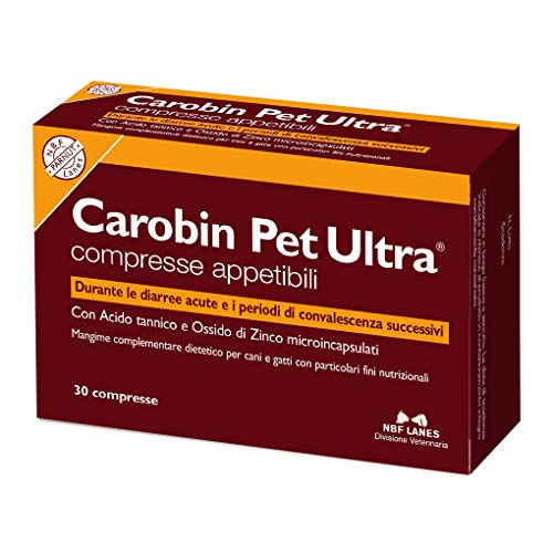 CAROBIN PET ULTRA 30 CPR - Per problemi intestinali di cani e gatti