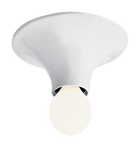 Artemide Teti Bianco Applique Plafone Wall Ceiling Lamp White Design Magistretti