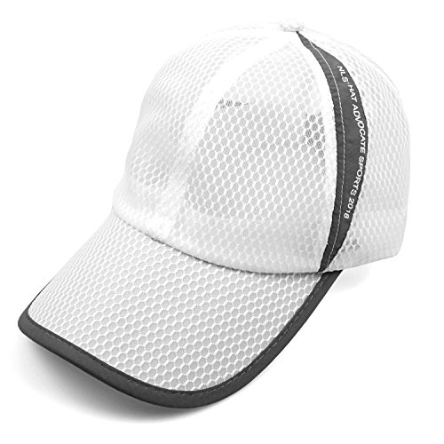 FADA Mesh Quick Dry Estivo Protezione Solare Pesca Campeggio Golf Trucker Cap Cappello A-Bianco Taglia unica