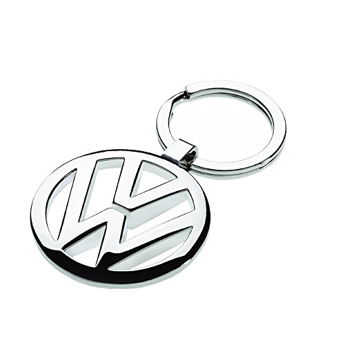 Volkswagen - Portachiavi con Logo VW, Colore: Argento