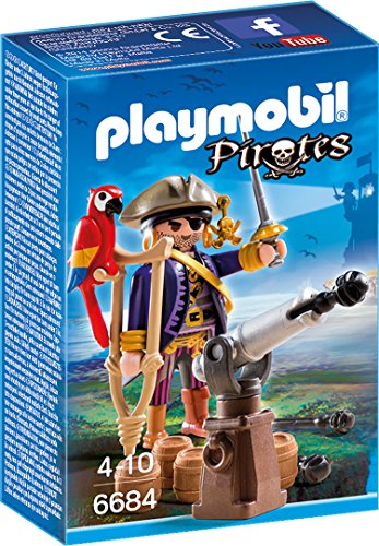 Playmobil- Pirates Giocattolo Capitano dei Pirati, Multicolore, 6684