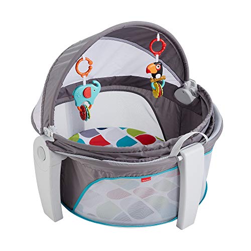 Fisher-Price Baby Gear Mini Lettino Go, Box per Neonati, Portatile da Interno e Esterno, FWX16