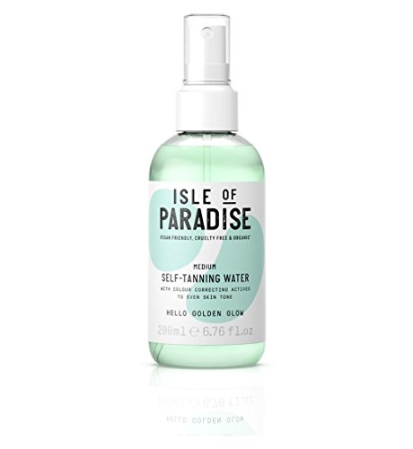 Isle of Paradise Acqua Autoabbronzante, Media, 200 ml