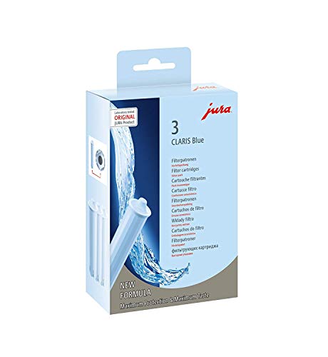 Jura Claris Blue 71312 -  Filtro dell'acqua per macchine da caffè - Confezione da 3