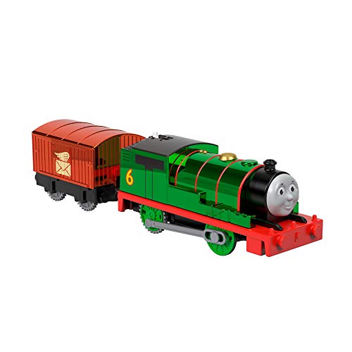 Il Trenino Thomas- Locomotiva Motorizzata Celebrativa di Percy, in Metallo Giocattolo per Bambini 3+Anni, GPL61