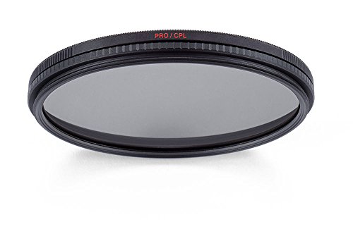 Manfrotto Professional MFPROCPL-82 Filtro Polarizzatore Circolare da 82 mm, Nero/Antracite