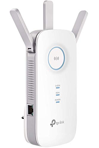 TP-Link Ripetitore WiFi Wireless, Velocità Dual Band AC1750, WiFi Extender e Access Point, Compatibile con Modem Fibra e ADSL, 1 Porta Gigabit(RE450)