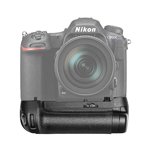 Neewer® Impugnatura Portabatteria (Sostituzione per MB-D17) Lavora con 1 Batteria EN-EL15 o 8 Pile AA per Fotocamera Nikon D500