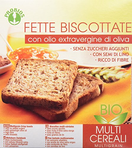 Probios Fette Biscottate Multicerali Bio - Con Olio Extravergine di Oliva - 270 g