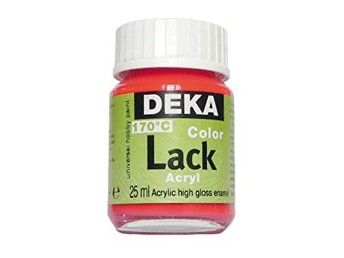 DEKA - LACK - 25 ml - COLORE BRILLANTE UNIVERSALE ALL'ACQUA - 10 arancio