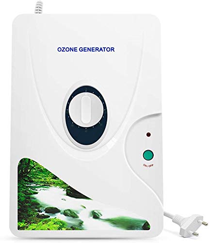 Sicotool Generatore di Ozono per la rimozione odori ozonizzato Acqua purificatori d'Aria Ozonizzatore per Frutta,Verdura,Alimentari sterilizzatore purificatore d'Aria(600mg/h Ozone Generator)