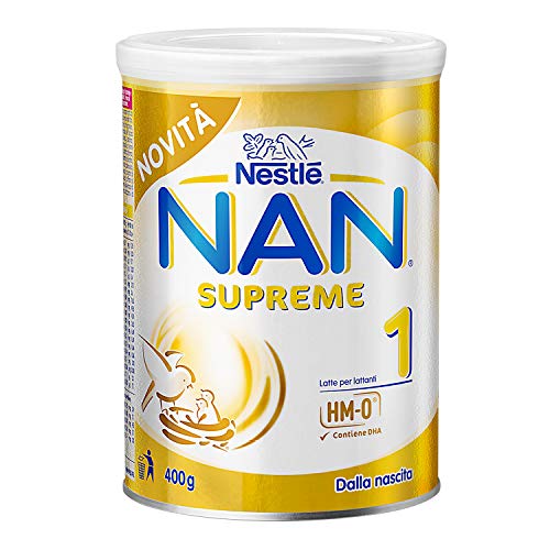 Nestlé Nan Supreme 1 HM-O dalla Nascita Latte per Lattanti in Polvere - 400 g