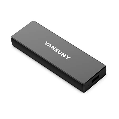 Vansuny SSD Esterno 250GB Portatile USB 3.1, Unità a Stato Solido Esterne Portatile Type-C, Archiviazione Esterna Compatibile per PC, Mac, Latop, Desktop, Tablet, Telefoni Android, Nero 250 GB