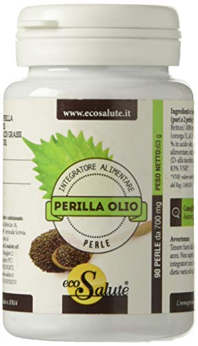 Spazio Ecosalute Perilla Olio-Omega 3,6,9 Vegetali, 0.1