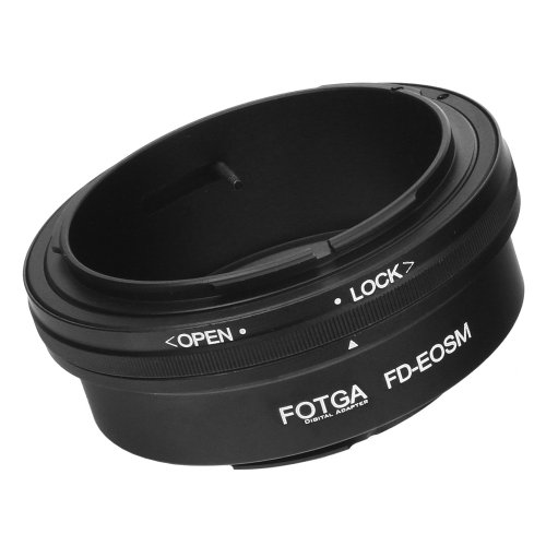 FOTGA Adattatore per Canon FD Mount Lens E Canon EOS M EF-M Fotocamera Mirrorless