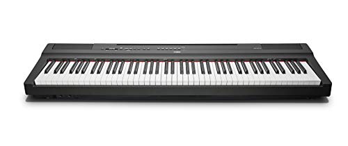 Yamaha Digital Piano P-125B, Pianoforte Digitale Compatto, Dinamico e Potente, Design Elegante e Facile da Usare, Compatibile con l'Applicazione Smart Pianist, Nero