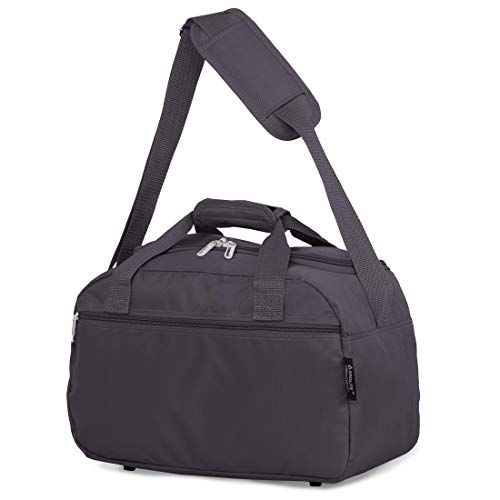 Aerolite Ryanair 40x25x20 Bagaglio a mano massimo Borsa da viaggio Borsa sportiva 20L (Carbone)