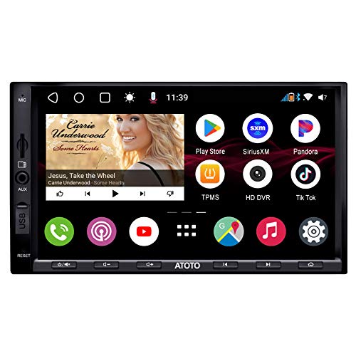 ATOTO S8 Pro S8G2A75P, video per auto con cruscotto Android con navigazione (senza DVD), doppio BT con aptX HD, collegamento telefonico, display QLED, parcheggio VSV, carica QC3.0 e altro