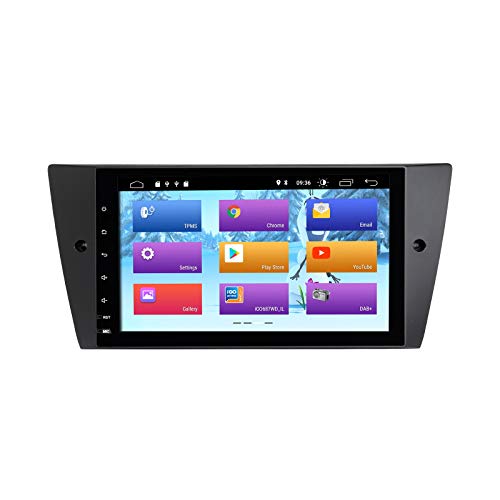 ZLTOOPAI Lettore multimediale per autoradio Android 10 per BMW E90 E91 E92 E93 Navigazione GPS stereo per auto con DSP 9 pollici IPS Mirror Mirror 4G WiFi OBD2 Controllo del volante