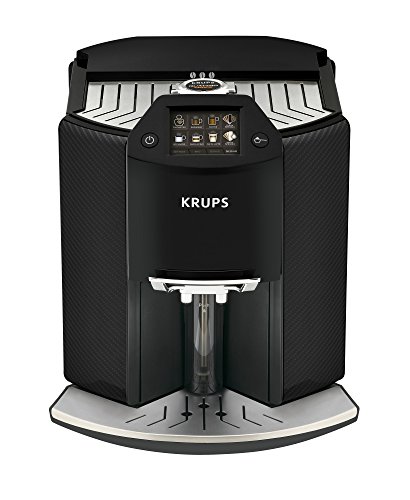 Krups caffè espresso Barista New Age Cappuccino One Touch, Touch Screen Display a colori, 1.6 L, Carbon