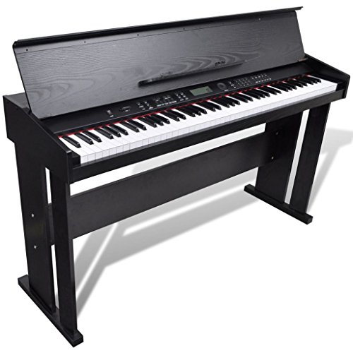 vidaXL Pianoforte Digitale con 88 Tasti e Leggio Strumento Musicale Tastiera