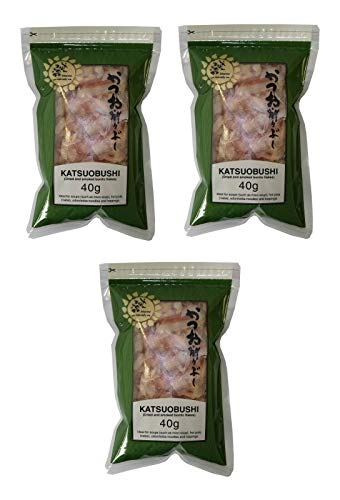 Katsuobushi (essiccato e affumicato Bonito Fiocchi) 40g (3 Pack)