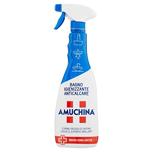 Amuchina - Spray Bagno, Igienizzante Anticalcare - 4 pezzi da 750 ml [3 l]